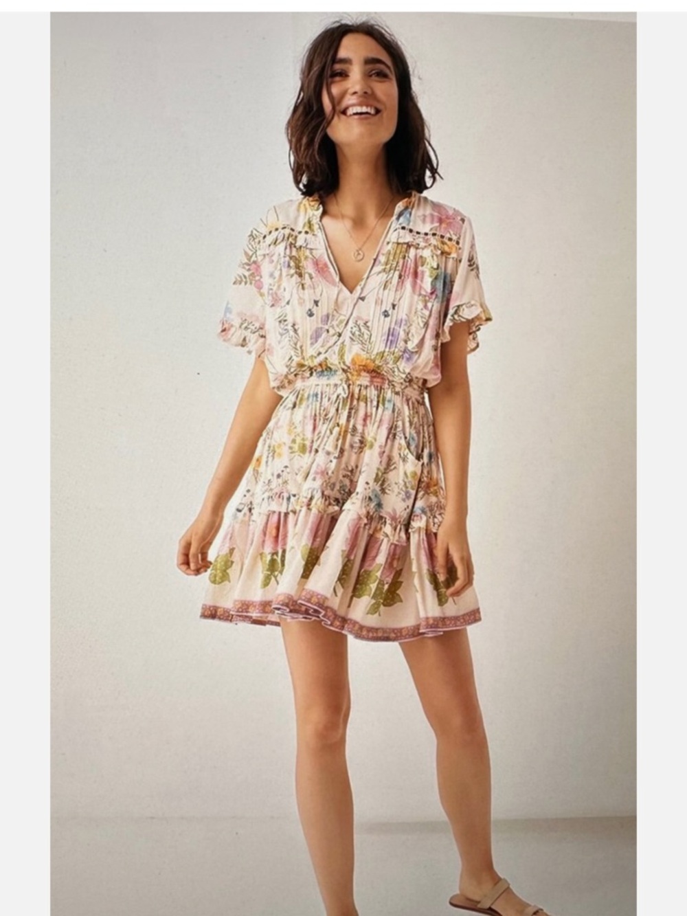 Spell Wild Bloom Playdres in Cream, Pink, Yellow, Green, Purple